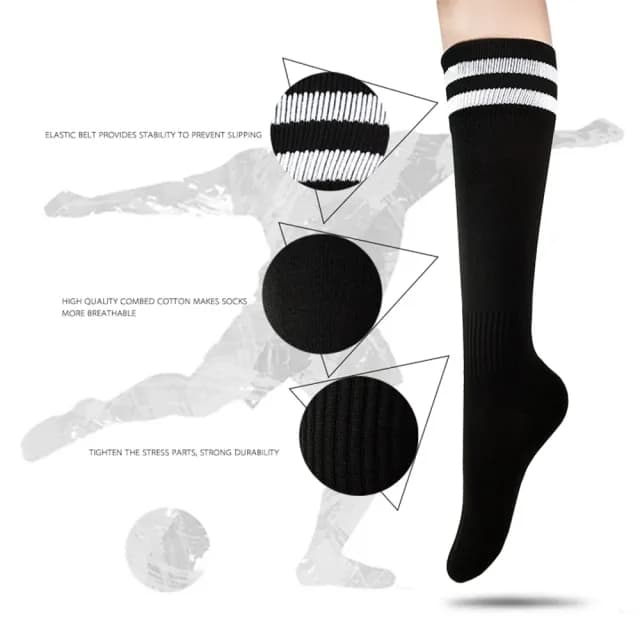 【橘魔法】（3雙入）大人 兒童 童襪 長筒足球襪(運動長襪 襪子 中筒襪 兒童 童襪 童裝 足球襪 親子款)