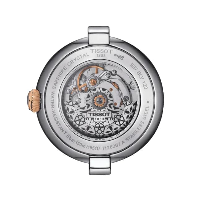 【TISSOT 天梭 官方授權】BELLISSIMA 簡約時尚羅馬機械腕錶 畢業禮物 送禮 推薦(T1262072201300)