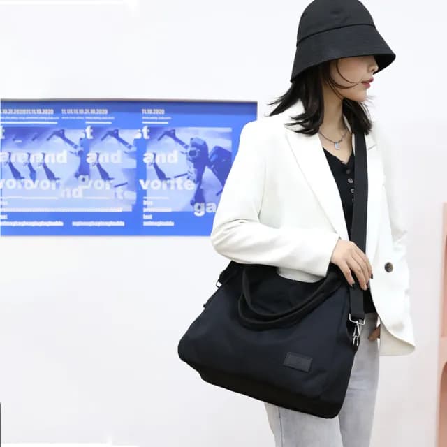【LEEHER】情人節禮物 大包包/腋下包/單肩包包/女士斜背包包/大容量托特包/尼龍托特包/包包女/包包收納/大