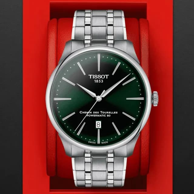【TISSOT 天梭 官方授權】杜魯爾系列 時尚紳士機械腕錶 七夕 情人節 送禮 推薦(T1394071109100)