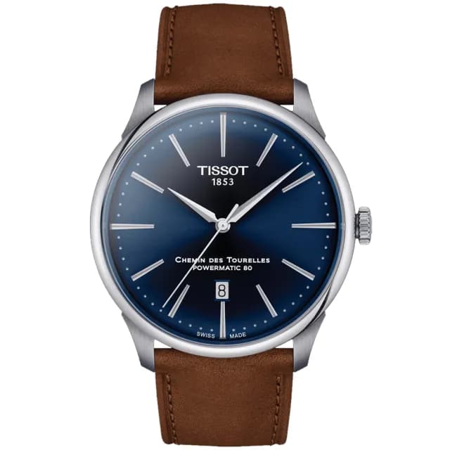 【TISSOT 天梭 官方授權】杜魯爾系列 簡約時尚機械腕錶 七夕 情人節 送禮 推薦(T1394071604100)