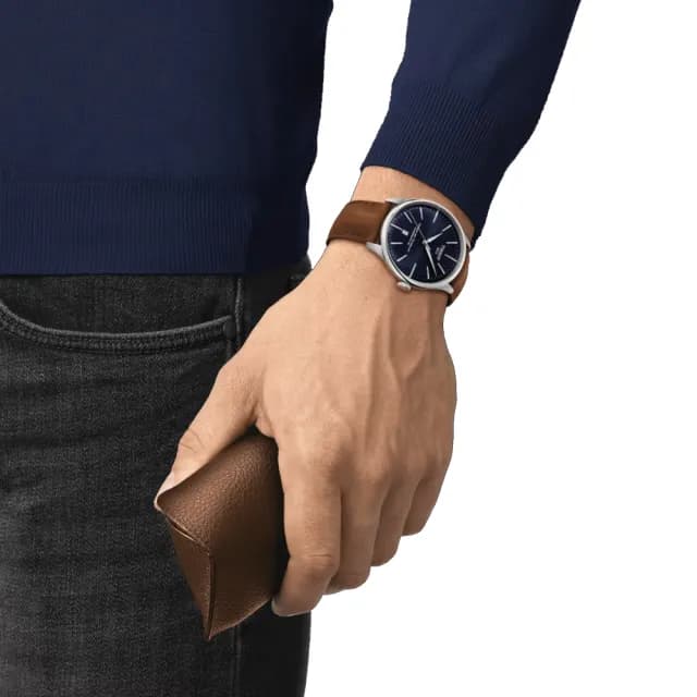 【TISSOT 天梭 官方授權】杜魯爾系列 簡約時尚機械腕錶 七夕 情人節 送禮 推薦(T1394071604100)