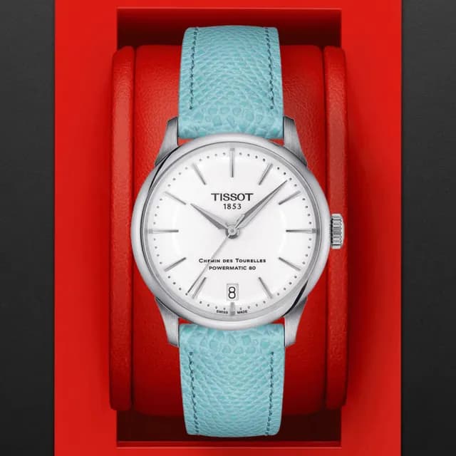 【TISSOT 天梭 官方授權】杜魯爾系列 簡約時尚機械腕錶 七夕 情人節 送禮 推薦(T1392071601100)