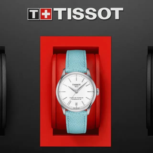 【TISSOT 天梭 官方授權】杜魯爾系列 簡約時尚機械腕錶 七夕 情人節 送禮 推薦(T1392071601100)