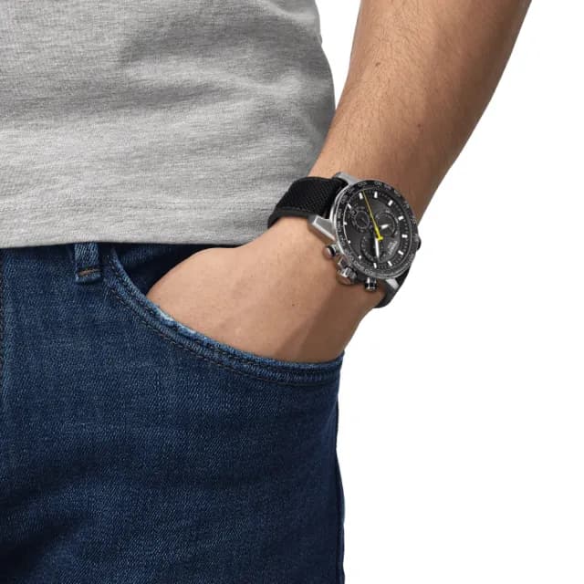 【TISSOT 天梭 官方授權】SUPERSPORT CHRONO 三眼計時石英腕錶 畢業禮物 送禮 推薦(T1256171705102)