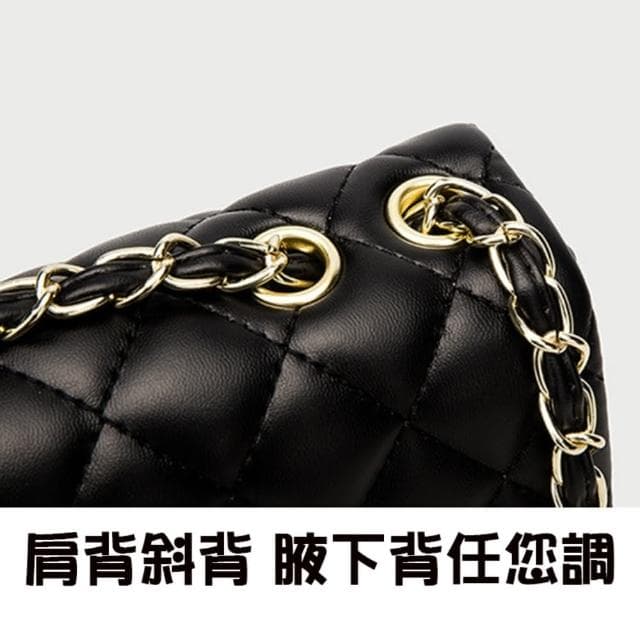 【MoonDy】小香風包包 肩背包 鏈條包 斜背包 菱格鏈條包 包包女斜背包 單肩包 百搭包包 生日禮物 女生禮物