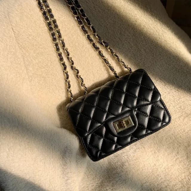 【MoonDy】情人節禮物 包包 包包女 晚宴包 小香風包包 斜背包 肩背包 女生側背包 鏈條包 女士包包 菱格鏈條