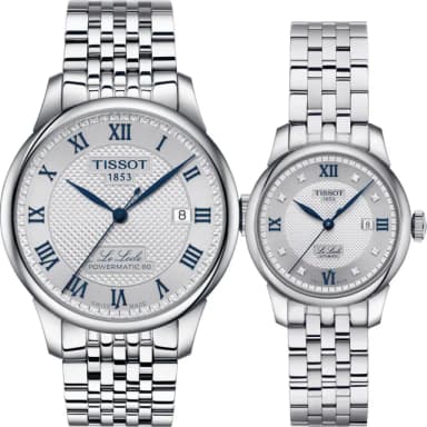 【TISSOT 天梭 官方授權】周年機械錶 對錶 情侶手錶 禮物(T0064071103303+T0062071103601)