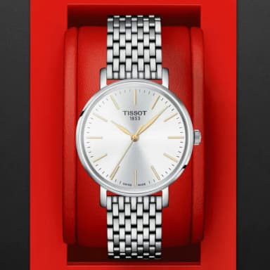 【TISSOT 天梭 官方授權】EVERYTIME 簡約時尚石英腕錶 畢業禮物 送禮 推薦(T1432101101101)