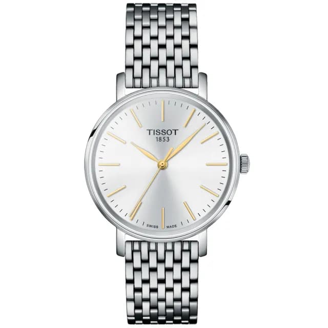 【TISSOT 天梭 官方授權】EVERYTIME 簡約時尚石英腕錶 畢業禮物 送禮 推薦(T1432101101101)