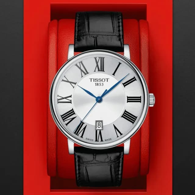 【TISSOT 天梭 官方授權】CARSON 紳士時尚石英腕錶 畢業禮物 送禮 推薦(T1224101603300)
