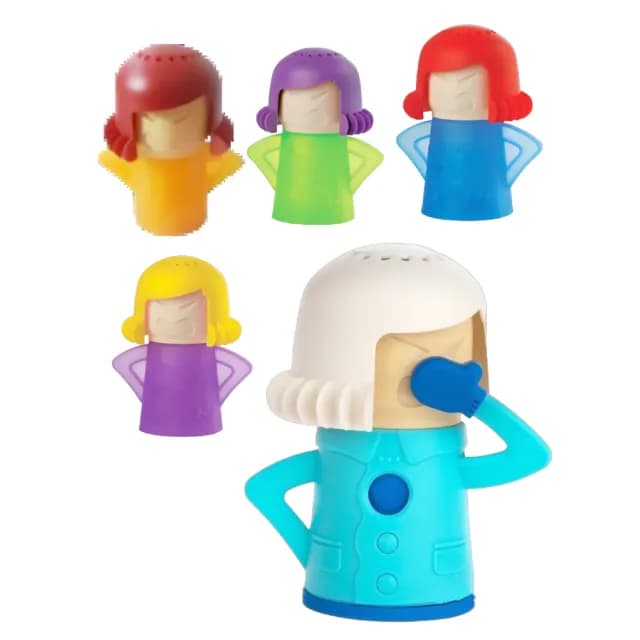 【家事助手】憤怒媽媽微波爐/冰箱去味器5件套(清潔器 除臭 防臭 清理器 工具 烤箱 家用清潔 母親節禮物)