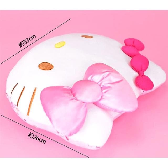 【TDL】凱蒂貓HELLO KITTY抱枕玩偶午睡枕午安枕靠墊靠枕50週年款 892679(生日禮物 聖誕節)