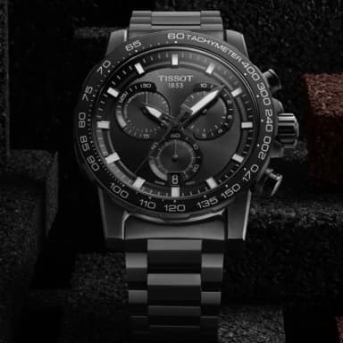【TISSOT 天梭 官方授權】SUPERSPORT CHRONO 三眼計時石英腕錶 畢業禮物 送禮 推薦(T1256173305100)