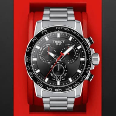 【TISSOT 天梭 官方授權】SUPERSPORT CHRONO 三眼計時石英腕錶 畢業禮物 送禮 推薦(T1256171105100)