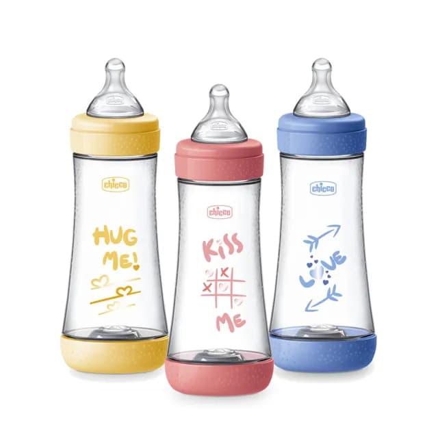 【Chicco 官方直營】Perfect 5-完美防脹PP奶瓶300ml-三孔(適用4m+)