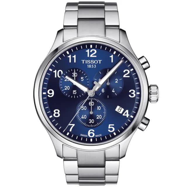 【TISSOT 天梭 官方授權】CHRONO XL 韻馳系列 三眼計時石英腕錶 七夕 情人節 送禮 推薦(T1166171104701)