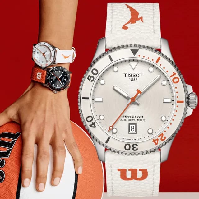 【TISSOT 天梭】SEASTAR WNBA 美國女職籃 運動腕錶 父親節 禮物 送禮 推薦(T1204101701100)