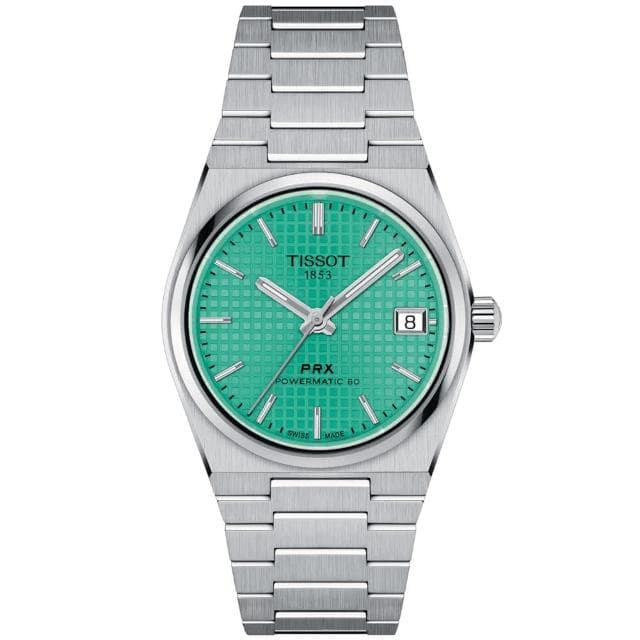 【TISSOT 天梭】PRX系列 復刻機械對錶 母親節 禮物 推薦(T1374071109101/T1372071109101)