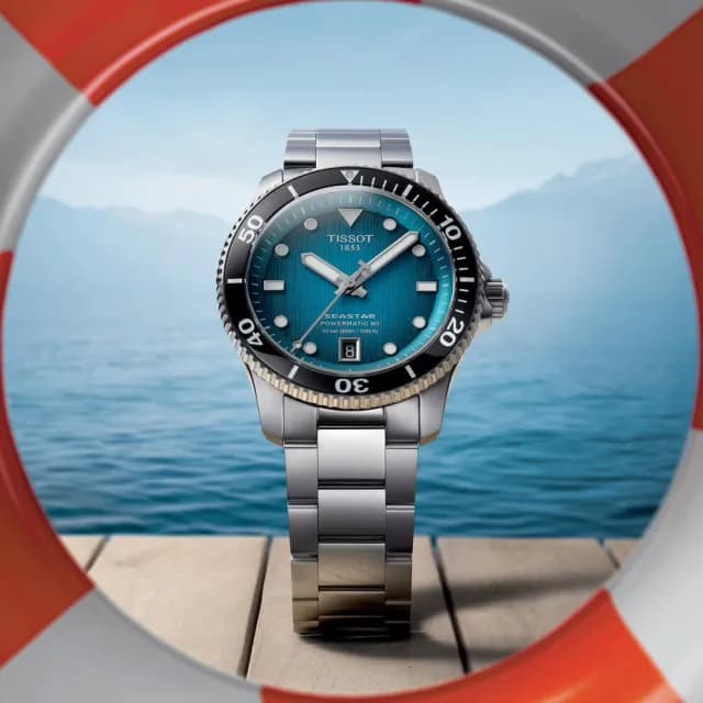 【TISSOT 天梭 官方授權】SEASTAR 1000 海星系列 潛水機械腕錶 雙11 特惠 推薦(T1208071109100)
