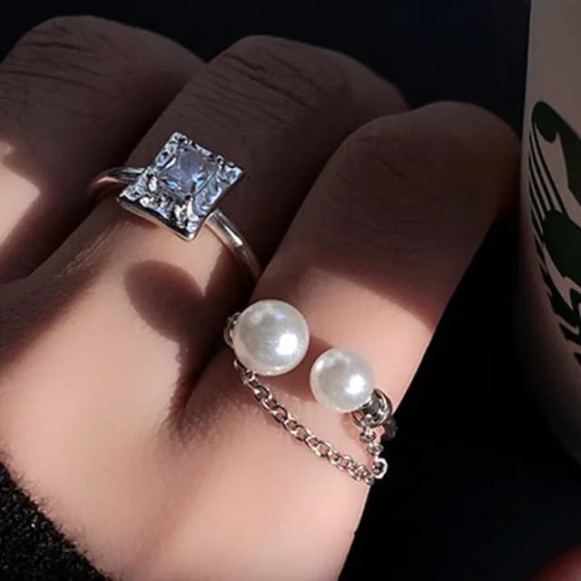 【LEEHER】雙11 女生/戒指/925純銀戒指/可調式戒指/戒指女ins/小禮物/情侶禮物/情人節禮物/小女