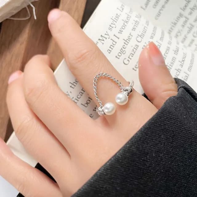 【LEEHER】雙11 女生/戒指/925純銀戒指/可調式戒指/戒指女ins/小禮物/情侶禮物/情人節禮物/小女