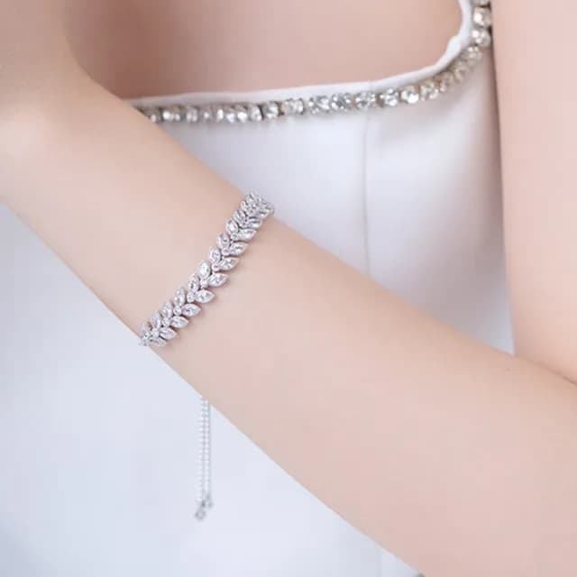 【LEEHER】女生手鍊/手環/純銀手鍊/S925/銀飾品/莫桑鋯手鍊/生日禮物/微型手鍊/細手鍊/閨蜜手鍊