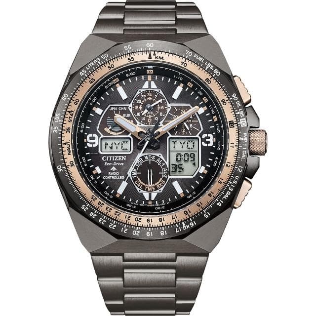 【CITIZEN 星辰】Promaster 35週年限量航空光動能電波錶手錶 520禮物 送禮 男錶(JY8146-54E)