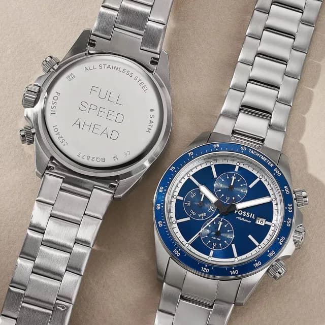 【FOSSIL】Autocross 三眼多功能手錶-42mm 禮物 送禮 推薦(BQ2869)
