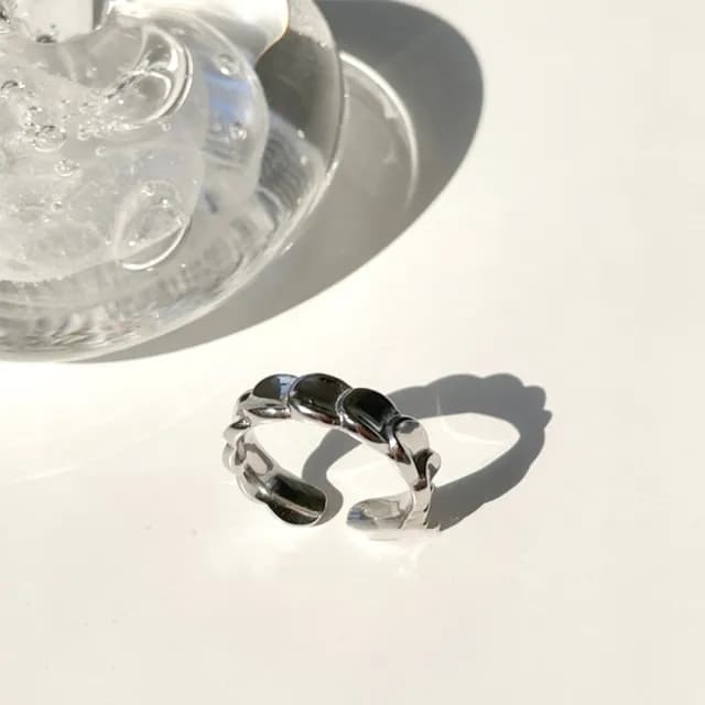 【LEEHER】雙11 寬戒指/戒指/戒指中性/情人節禮物/925純銀戒指/可調式戒指/個性戒指/小禮物/女