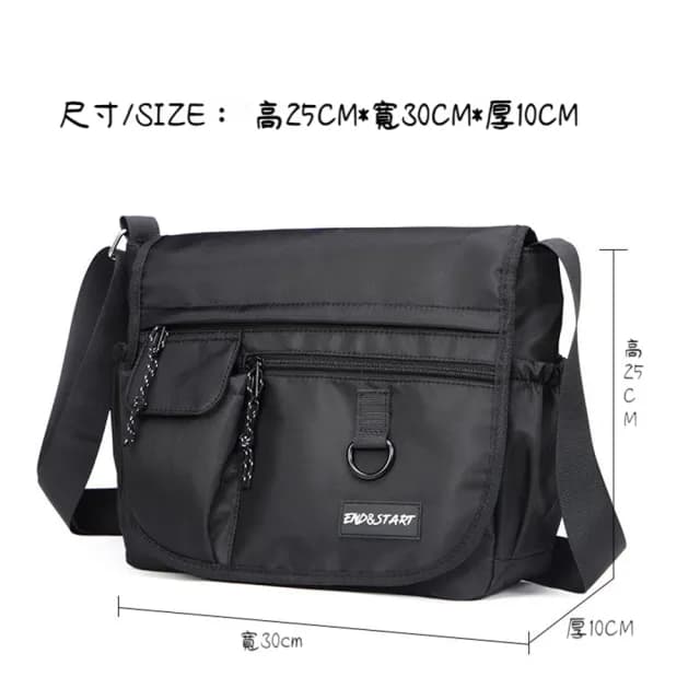 【MoonDy】父親節禮物 包包 背包 男士包包  日系包包 尼龍斜背包 潮牌郵差包 防水包 斜背包 運動斜背包 防