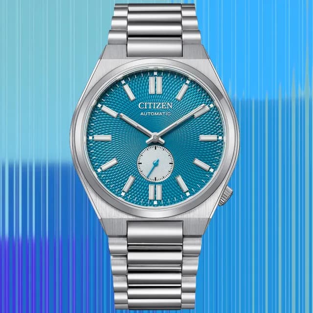 【CITIZEN 星辰】Mechanical系列 TSUYOSA 小秒針機械腕錶 父親節 禮物 送禮 推薦(NK5010-51L)