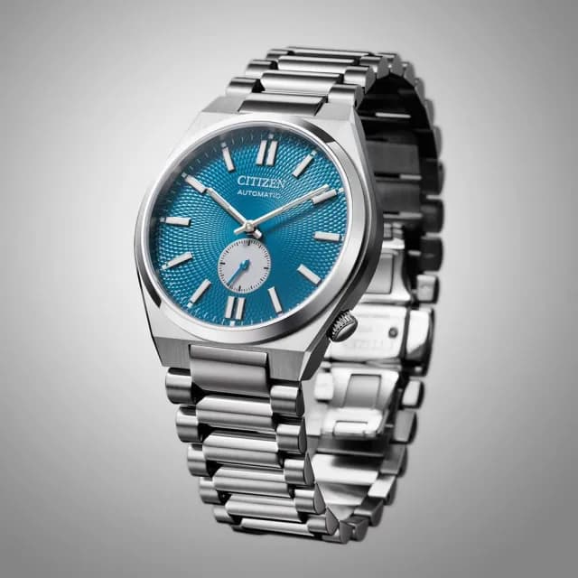 【CITIZEN 星辰】Mechanical系列 TSUYOSA 小秒針機械腕錶 父親節 禮物 送禮 推薦(NK5010-51L)