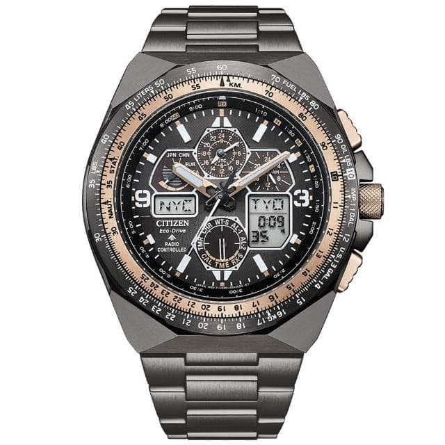 【CITIZEN 星辰】PROMASTER 35週年限定 光動能電波腕錶 母親節 禮物 推薦(JY8146-54E)