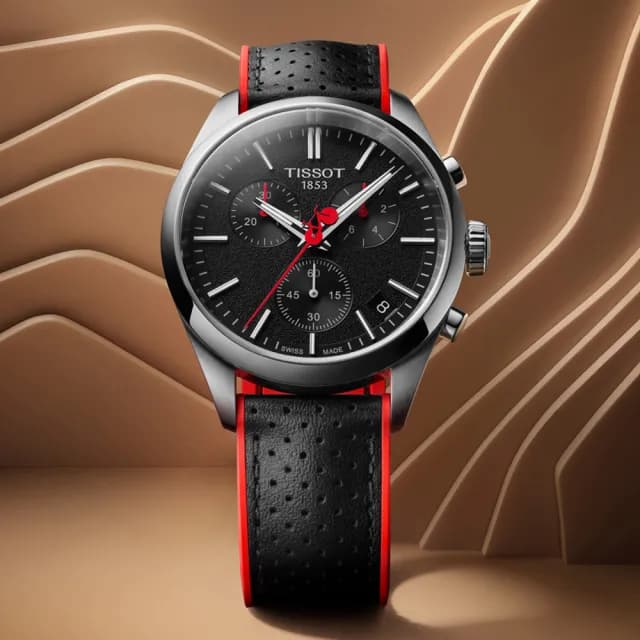 【TISSOT 天梭 官方授權】PR100 特別版 環西自由車賽石英計時手錶-40mm 禮物 推薦(T1504171105101)