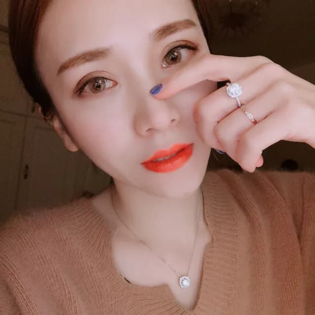 【LEEHER】純銀戒指/鋯石戒指/莫桑鋯戒指/歐美戒指/閨蜜戒指/求婚戒指/可調式戒指/女生禮物 /生