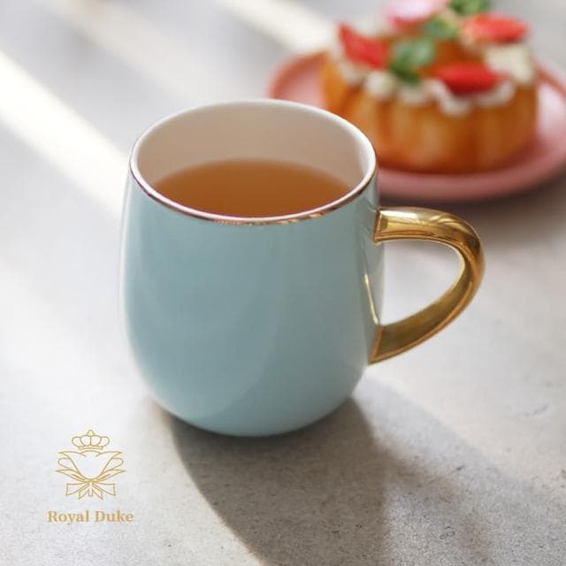 【Royal Duke】福氣骨瓷馬克杯480ML★買一送一(杯子  馬克杯  咖啡杯 大容量 交換禮物 入厝 辦公室)
