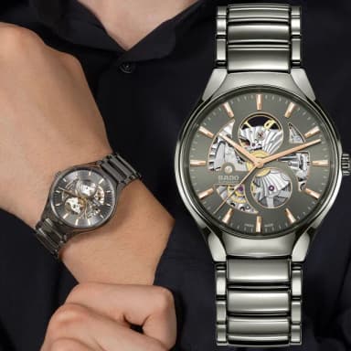 【Rado 雷達表 官方授權】True 真我系列開芯機械錶-40mm R03推薦 送禮 禮物 推薦(R27108112)