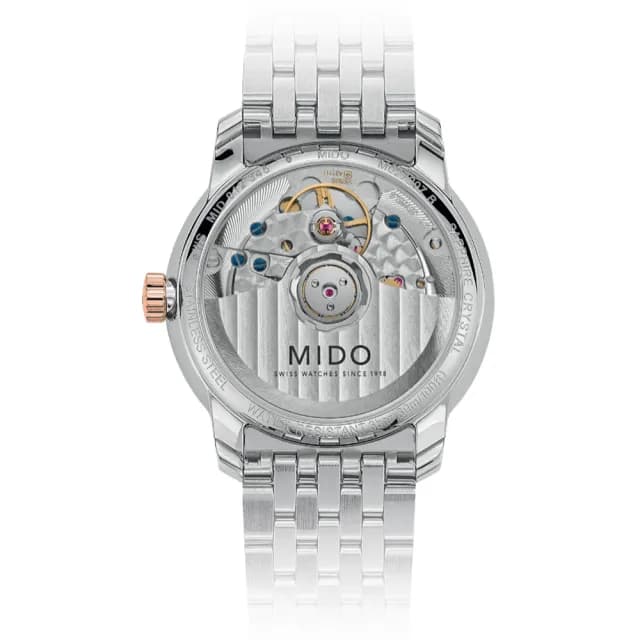 【MIDO 美度】永恆系列 微笑月相 機械腕錶 畢業禮物 送禮 推薦(M0272072201001)