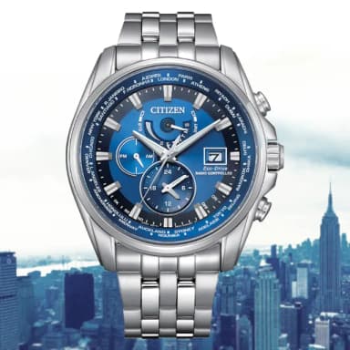 【CITIZEN 星辰】GENTS 光動能 萬年曆 電波對時 男錶 父親節 送禮 禮物推薦(AT9120-89L)