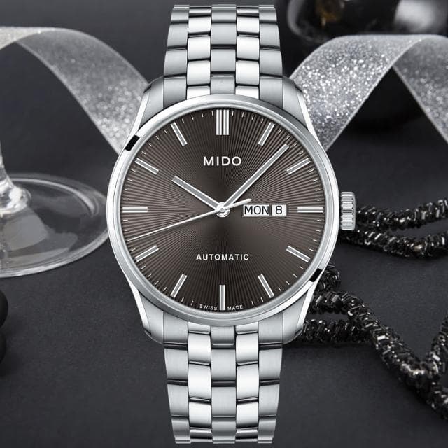 【MIDO 美度】雋永系列 日曆機械腕錶 母親節 禮物 推薦(M0246301106100)