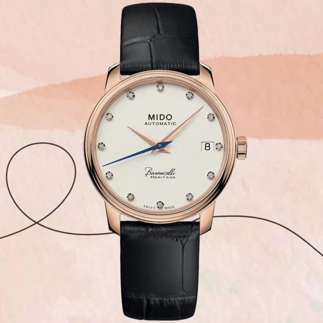 【MIDO 美度】永恆系列 鈦游絲 真鑽機械腕錶 畢業禮物 送禮 推薦(M0272073626600)