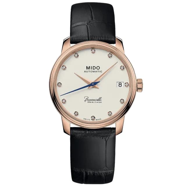 【MIDO 美度】永恆系列 鈦游絲 真鑽機械腕錶 畢業禮物 送禮 推薦(M0272073626600)