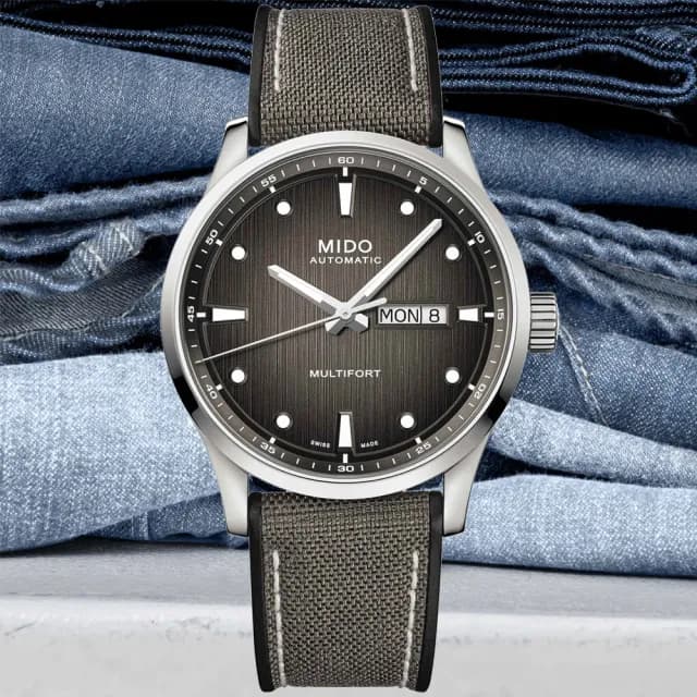 【MIDO 美度】先鋒系列 髮絲紋 機械腕錶 畢業禮物 送禮 推薦(M0384301708100)