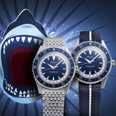 【MIDO 美度】OCEAN STAR GMT 海洋之星 特別版 GMT 機械腕錶 畢業禮物 送禮 推薦(M0268291804100)