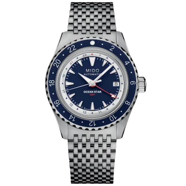 【MIDO 美度】OCEAN STAR GMT 海洋之星 特別版 GMT 機械腕錶 畢業禮物 送禮 推薦(M0268291804100)