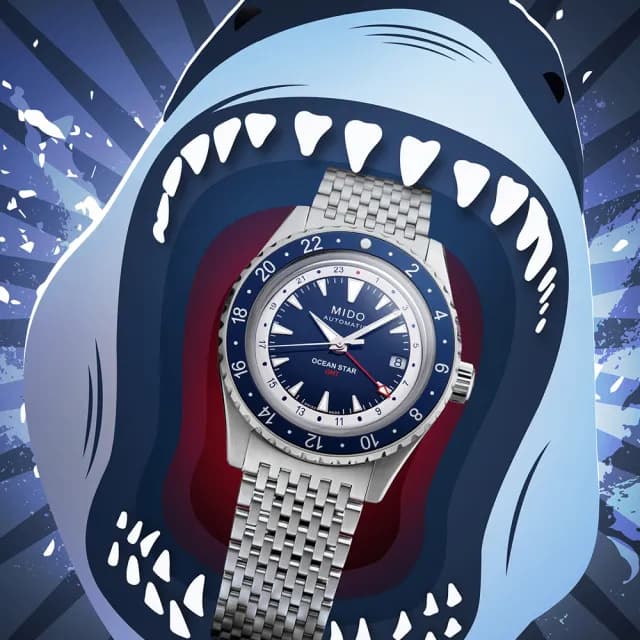 【MIDO 美度】OCEAN STAR GMT 海洋之星 特別版 GMT 機械腕錶 畢業禮物 送禮 推薦(M0268291804100)