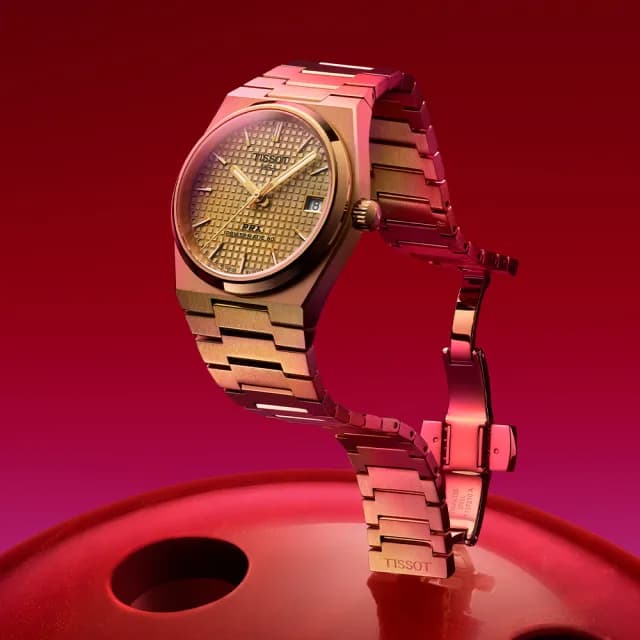 【TISSOT 天梭 官方授權】PRX系列 1970年代復刻 機械腕錶 畢業禮物 送禮 推薦(T1372073302100)