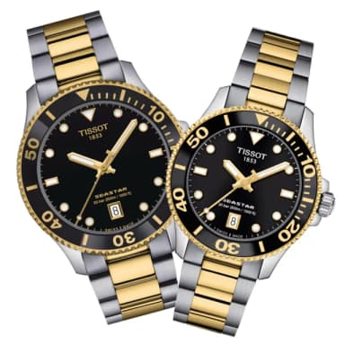 【TISSOT 天梭 官方授權】SEASTAR海星 潛水對錶 畢業禮物 送禮 推薦(T1204102205100/T1202102205100)