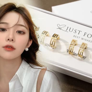 【Golicc】耳環 買1送1 一周耳釘 心情套裝組合 5日(母親節 生日 情人節 飾品 耳釘 耳飾 耳墜 禮物)